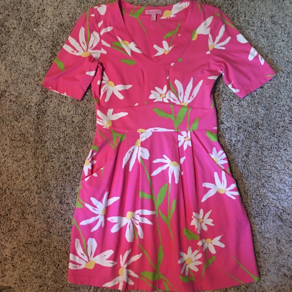 Lilly Pulitzer Daisy Floral Dress - Size S…